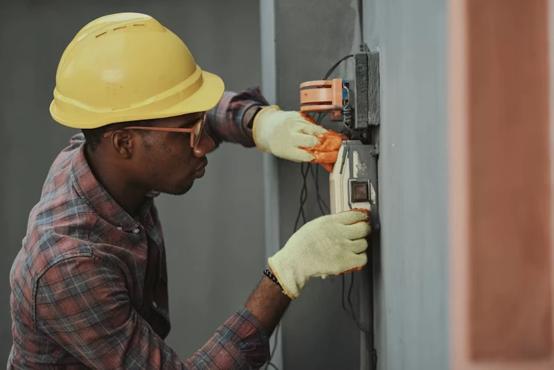 Technician Repairing Appliance